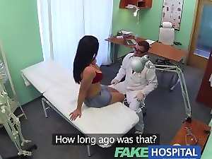 FakeHospital Chesty luscious seductive mom helps the doctor relieve